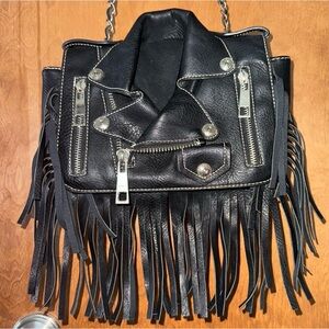 Motorcycle Jacket Fringe Bag cowgirl Trendy